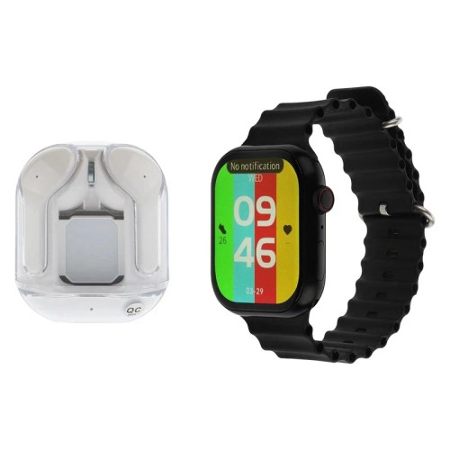 ساعت هوشمند به همراه ایرپاد بلوتوثی wisme مدل ws-x117