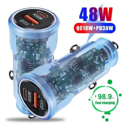 شارژر فندکی موبایل 48w مخصوص ماشین