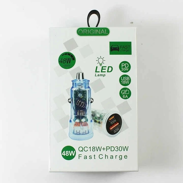 شارژر فندکی موبایل 48w مخصوص ماشین