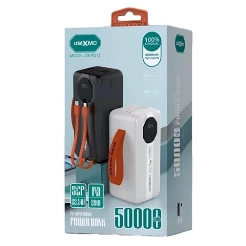 پاوربانک 50000 میلی آمپر OMXMO مدل OX-PD13