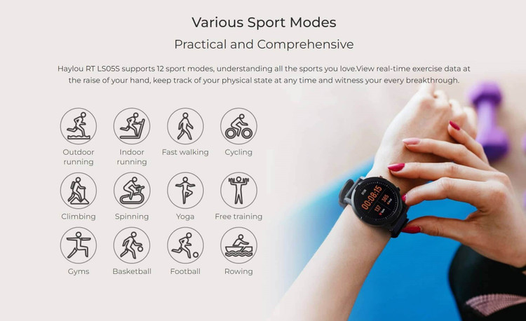 ساعت هوشند Haylou RT مدل LS05S