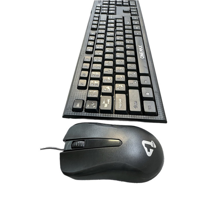 ماوس و کیبورد سیمی OneMax مدل OM-KM2100