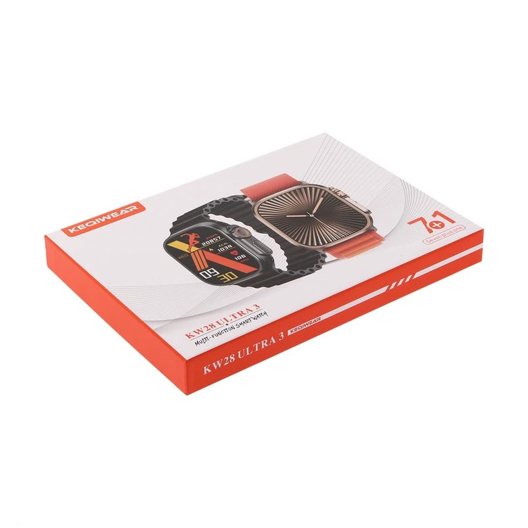 ساعت هوشمند طرح اپل واچ KEQIWEAR مدل KW28 ULTRA3