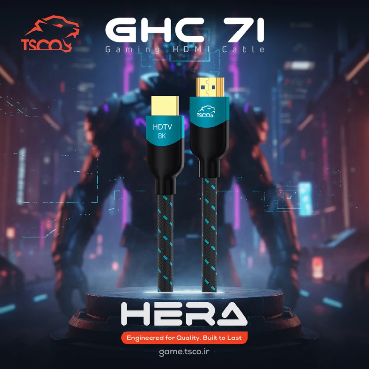 کابل 2 متری تسکو HDMI مدل GHC 71