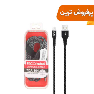 کابل شارژ و دیتا کنفی 1 متری اندروید TSCO مدل TCA 104