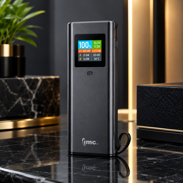 پاوربانک IMC مدل VB-35 ظرفیت ۲۰۰۰۰ میلیآمپرساعت با توان ۱۰۰ وات
